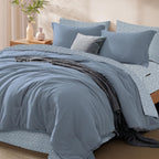 Melex Prewashed Bed in a Bag,Ultra Soft Comforter Bed Set with Sheets