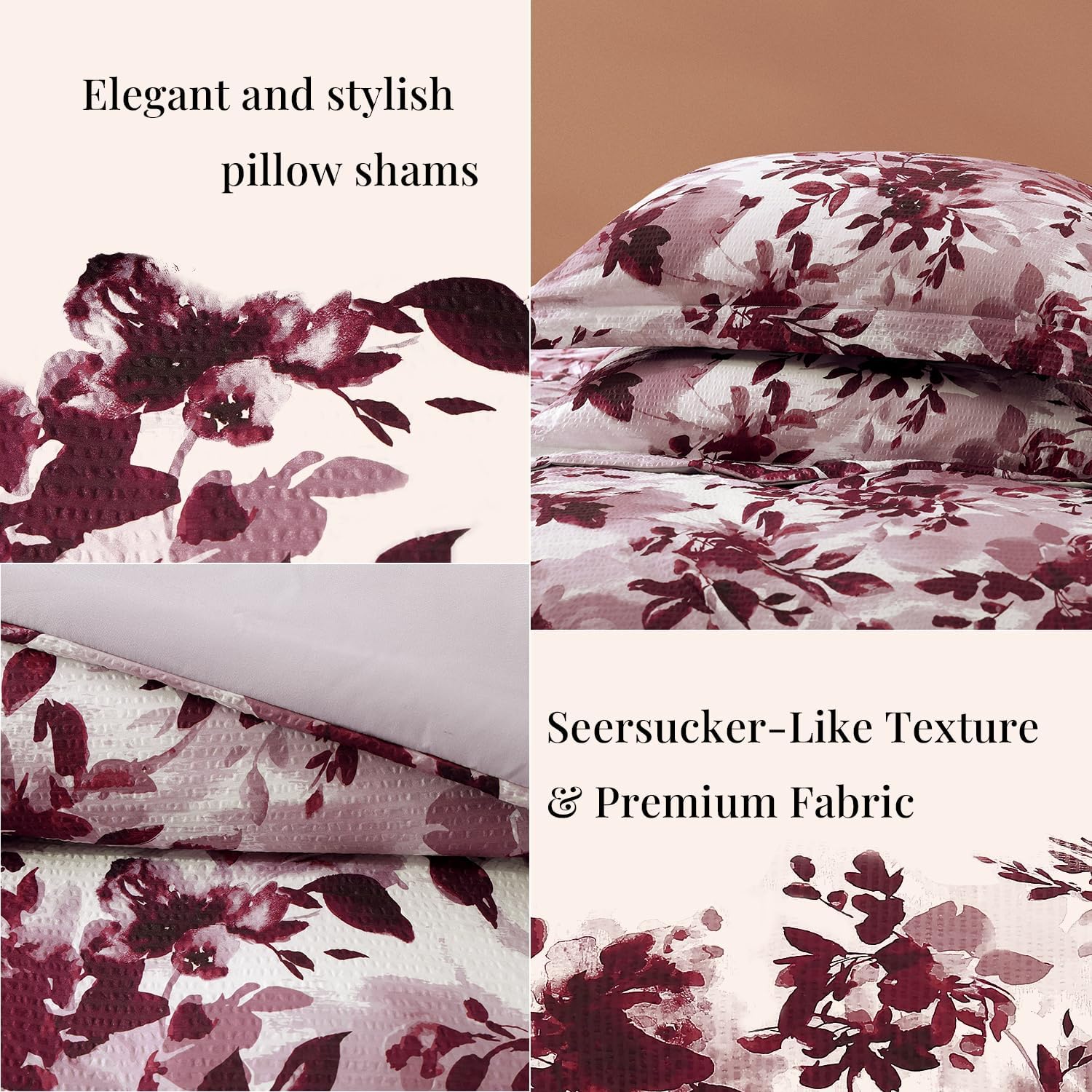 Melex Floral 7-piece Comforter Set