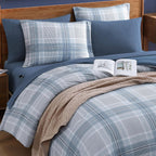 Melex Plaid Comforter Set