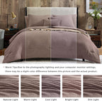 Melex Textured Comforter Set