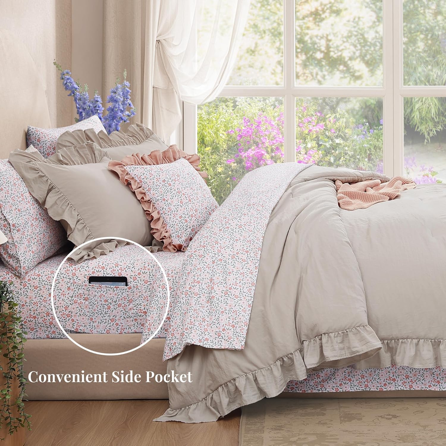 Catami Ruffle Comforter Set