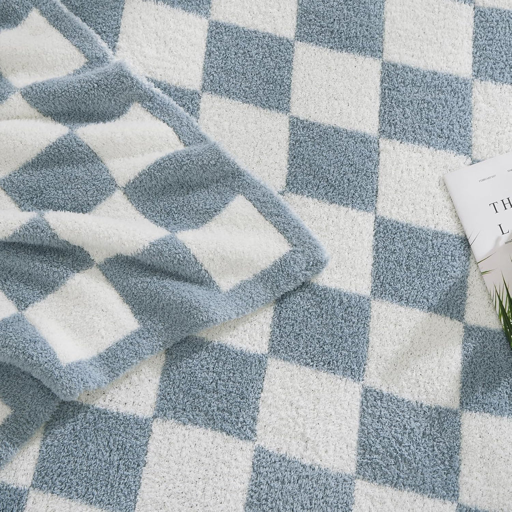Melex Checkered Throw Blanket