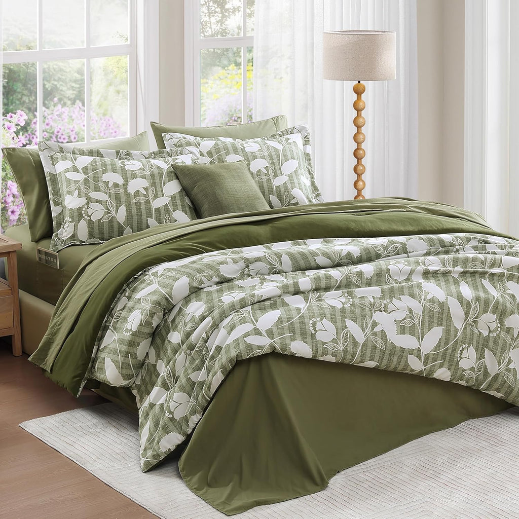 Botanical Flowers Comforter Set
