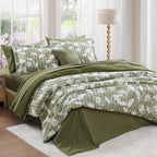 Botanical Flowers Comforter Set