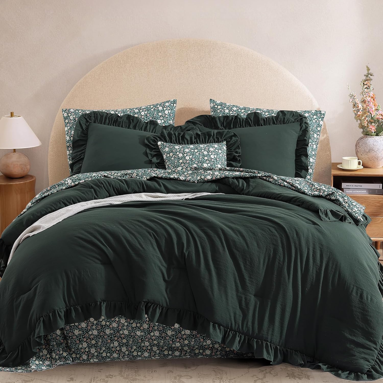 Melex Ruffle Comforter Set