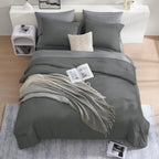 Prewashed fabric 7-piece Bed in a Bag Comforter Set