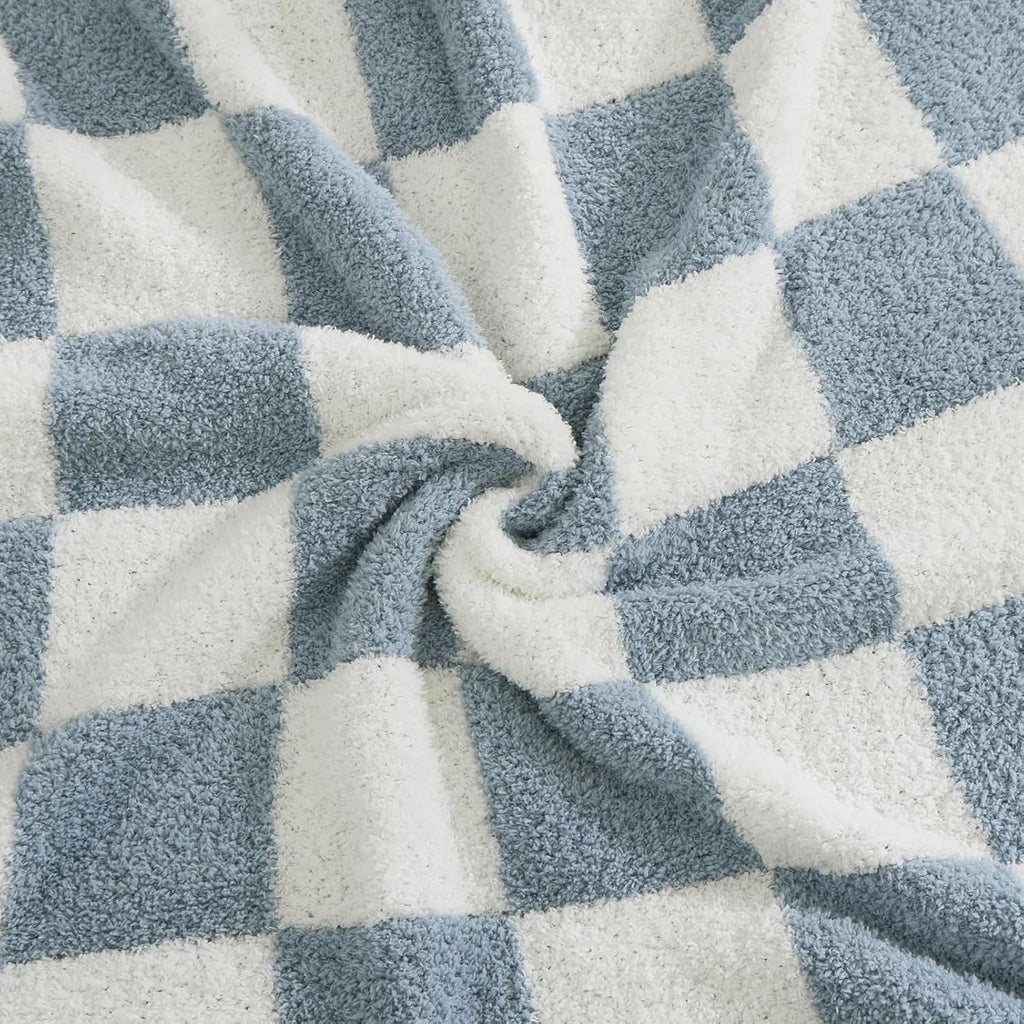 Melex Checkered Throw Blanket