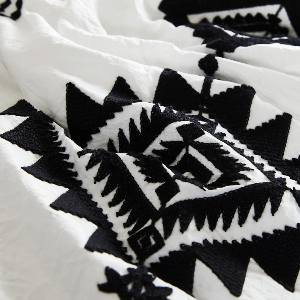 Melex Embroidery Comforter Set