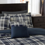 Melex Plaid Comforter Set