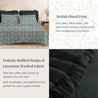 Melex Ruffle Comforter Set