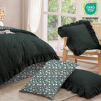 Melex Ruffle Comforter Set