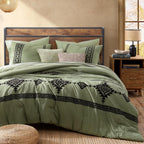 Melex Embroidery Comforter Set