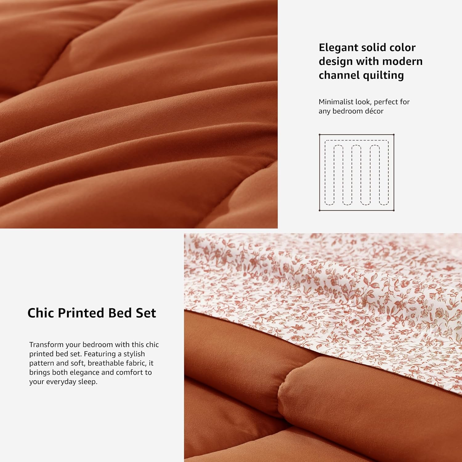 Melex 7-piece Bed in a Bag Comforter Set with Sheets