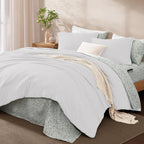 Melex Prewashed Bed in a Bag,Ultra Soft Comforter Bed Set with Sheets