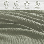 Melex Textured Comforter Set