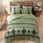 Melex Embroidery Comforter Set