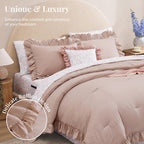 Melex Ruffle Comforter Set