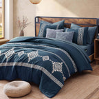 Melex Embroidery Comforter Set