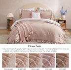 Melex Ruffle Comforter Set