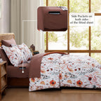 Melex Floral 7-piece Comforter Set