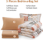 Melex Plaid Comforter Set