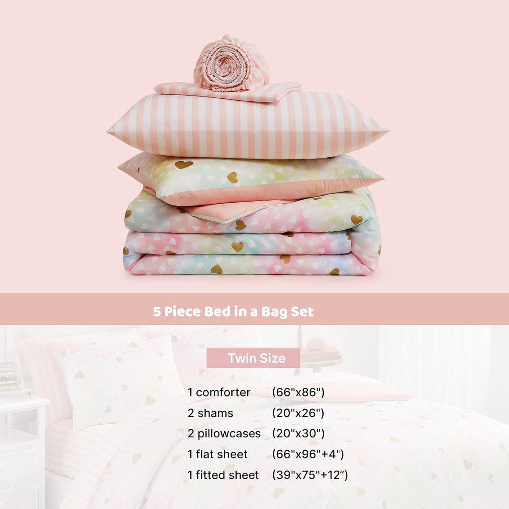 Melex gold foil Design Comforter Set