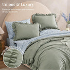 Melex Ruffle Comforter Set