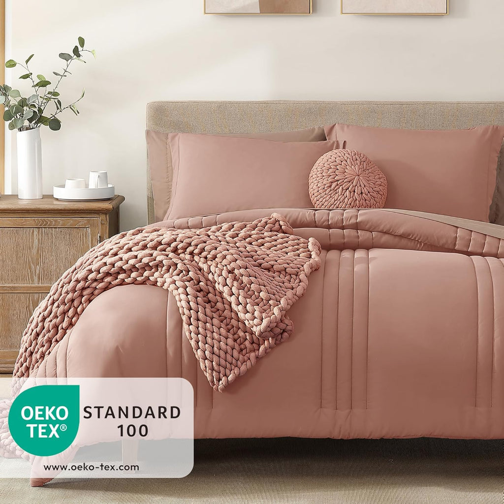 Melex 7-piece Bed in a Bag Comforter Set with Sheets