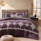 Melex Embroidery Comforter Set