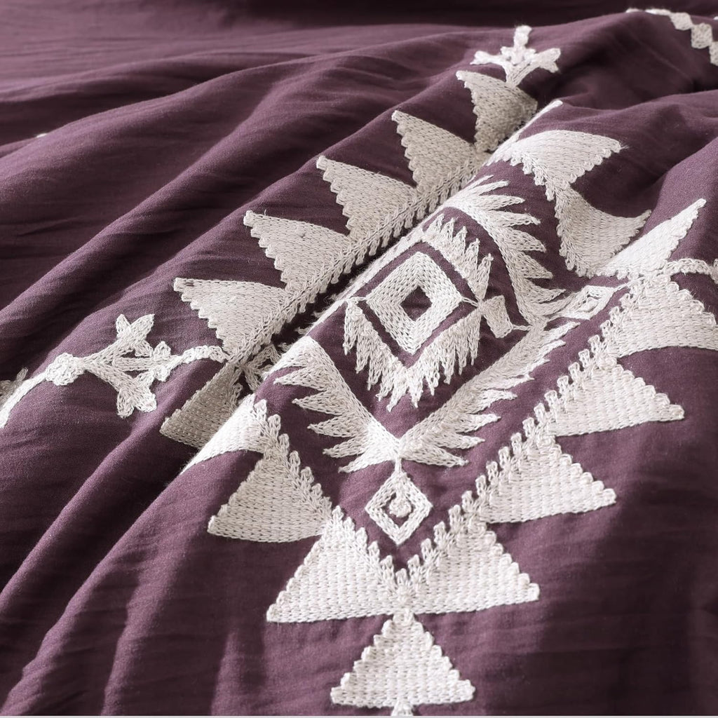 Melex Embroidery Comforter Set