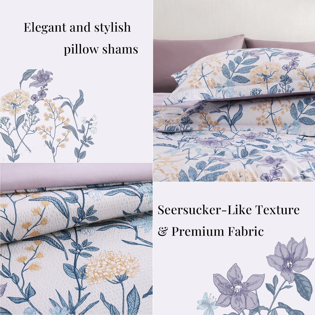 Melex Floral 7-piece Comforter Set