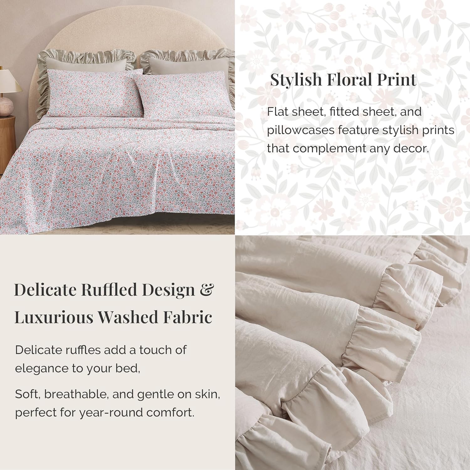 Catami Ruffle Comforter Set