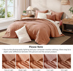 Melex Prewashed Bed in a Bag,Ultra Soft Comforter Bed Set with Sheets