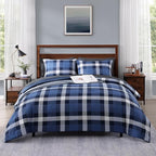 Melex Plaid Comforter Set