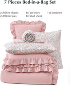 Melex Ruffle Comforter Set