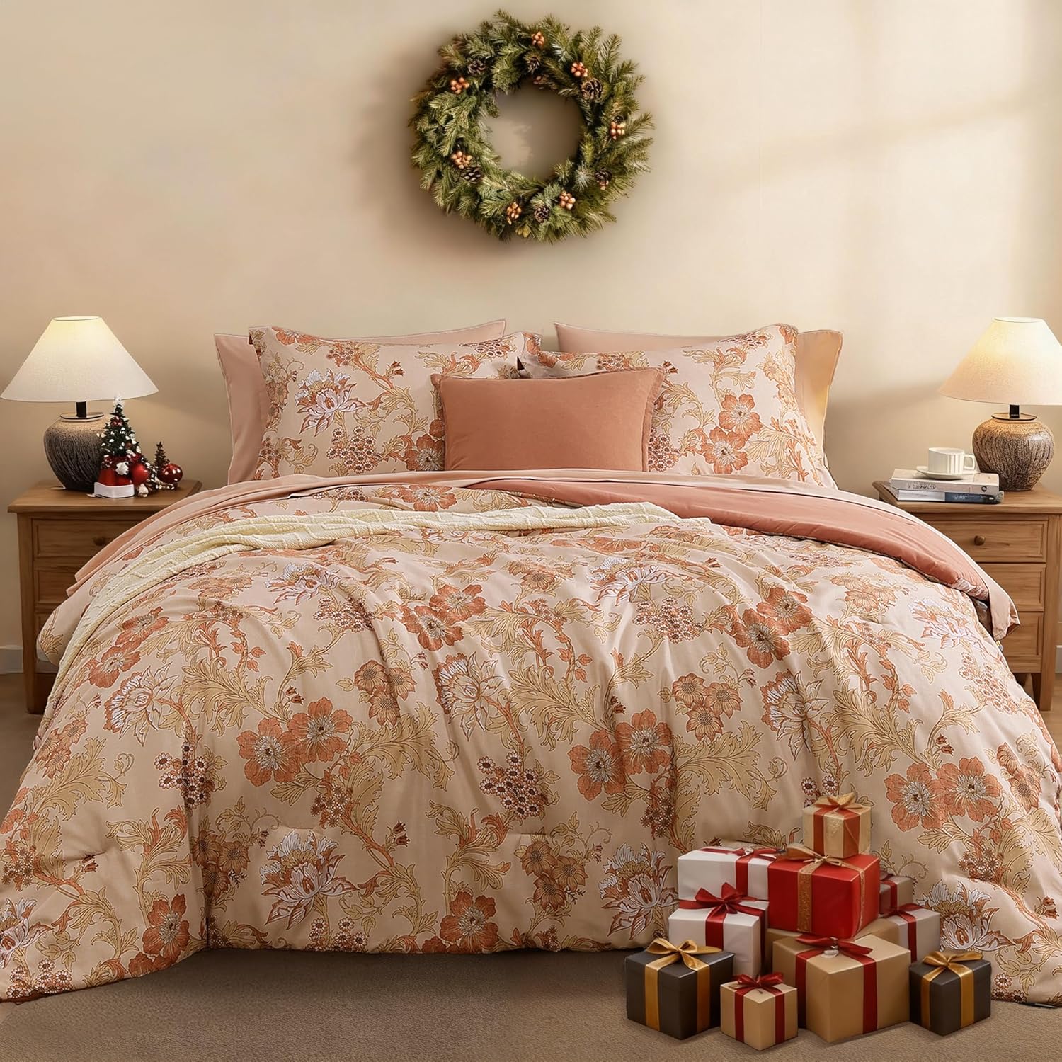 Botanical Flowers Comforter Set