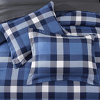 Melex Plaid Comforter Set