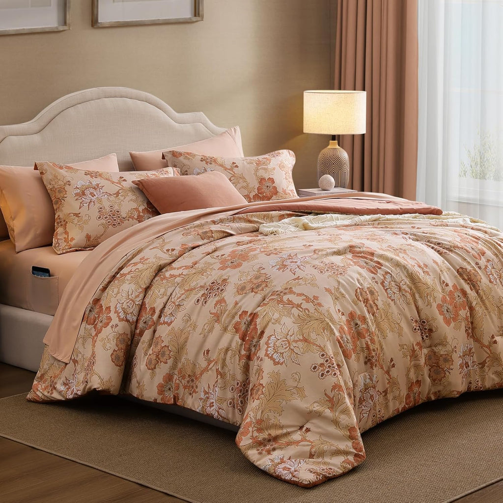 Botanical Flowers Comforter Set
