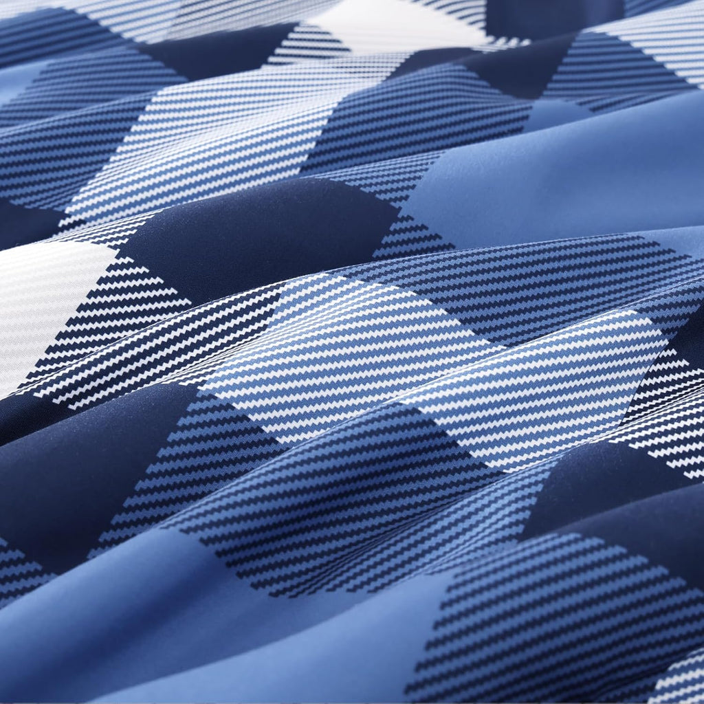 Melex Plaid Comforter Set