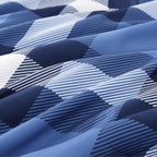 Melex Plaid Comforter Set