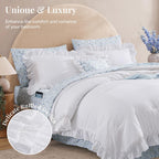Melex Ruffle Comforter Set