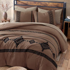 Melex Embroidery Comforter Set